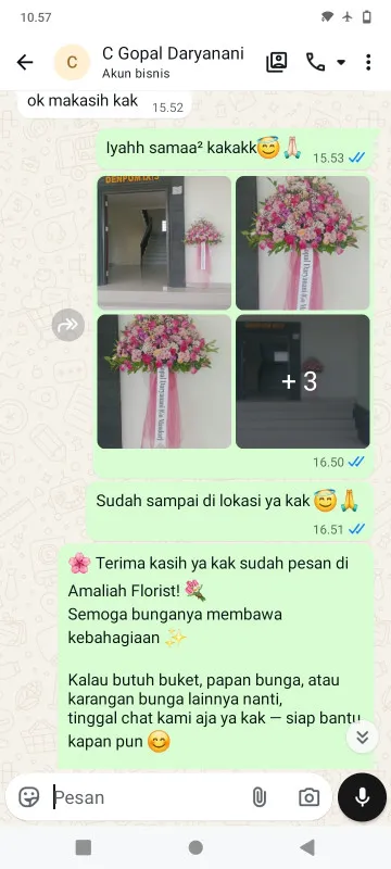 Pengiriman Karangan Bunga Senanghati Malingping