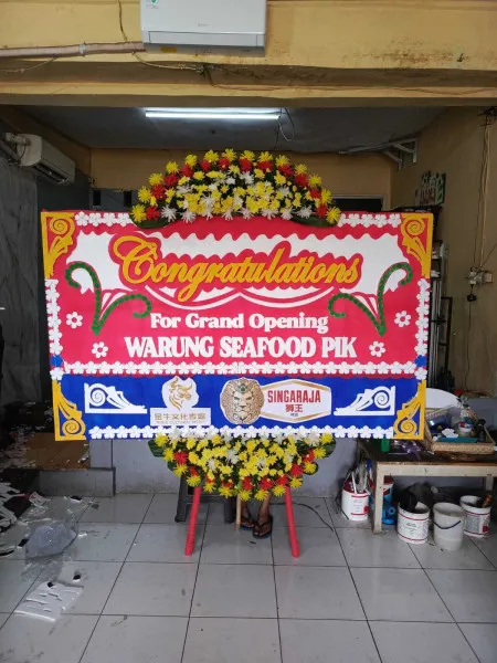 Papan Bunga Ucapan Selamat Senanghati Malingping