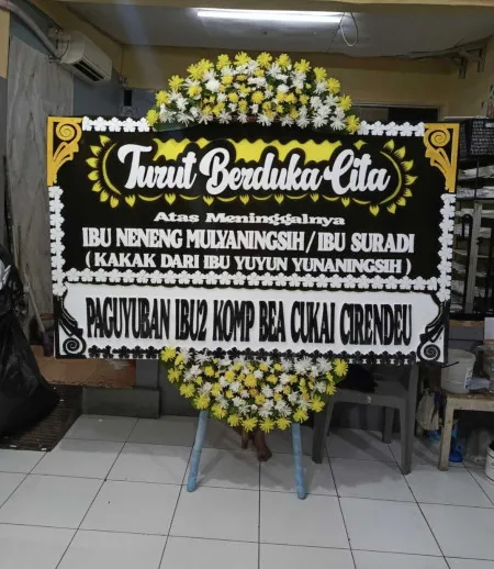 Papan Bunga Duka Senanghati Malingping
