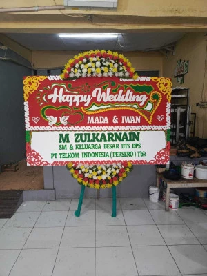 Papan Bunga di Senanghati Malingping