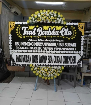 Papan Bunga di Senanghati Malingping