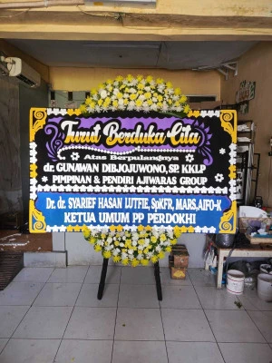 Papan Bunga di Senanghati Malingping